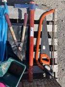 Soaker Hose, Hand Tools and Rope