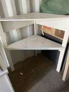 Qty Assorted Office Furniture, Tables and Kitchen Accessories