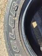 2x Bridgestone Dueler Tyres 265/65R17