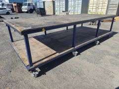 Mobile Steel Framed Work Bench