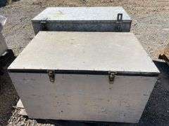 2x Steel Trunks