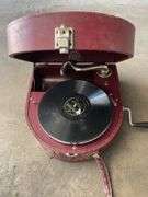 Antique Continental Wind Up Record Player