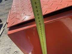 Orange Steel Cabinet - 1000x450x500mmD