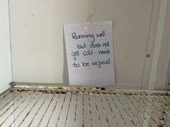 2 Door Fridge - needs repair