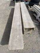 2x Timber Bench Seats