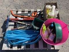 Soaker Hose, Hand Tools and Rope