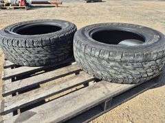 2x Bridgestone Dueler Tyres 265/65R17