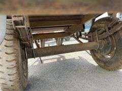 Single Axle Flat Bed Trailer