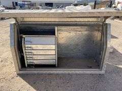 Checkerplate Toolbox - 530x1480x830mmH