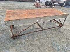 Mobile Steel Workbench - 920x2450x820mmH