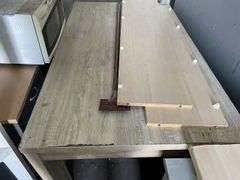 Qty Assorted Office Furniture, Tables and Kitchen Accessories