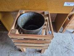 3x Timber Pot Stands