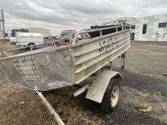 Aluminium Tinny inc Bimini Top & Trailer  