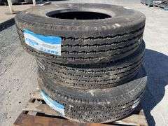 3x 11R22.5 Truck Tyres