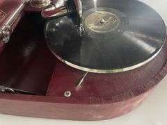 Antique Continental Wind Up Record Player
