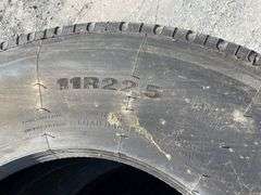 3x 11R22.5 Truck Tyres