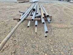 Qty Assorted Lengths Steel Pipe