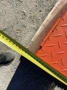 Orange Steel Cabinet - 1000x450x500mmD