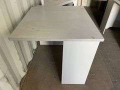 Qty Assorted Office Furniture, Tables and Kitchen Accessories