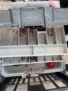 Assorted Fishing Rods, Tackle Box and Reels