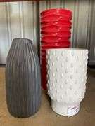 3x Ceremic Vases