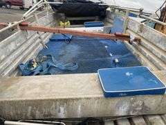 Aluminium Tinny inc Bimini Top & Trailer  