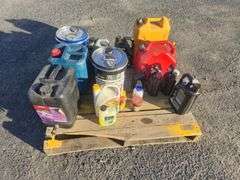 Pallet of Assorted Motor Oil & Containers