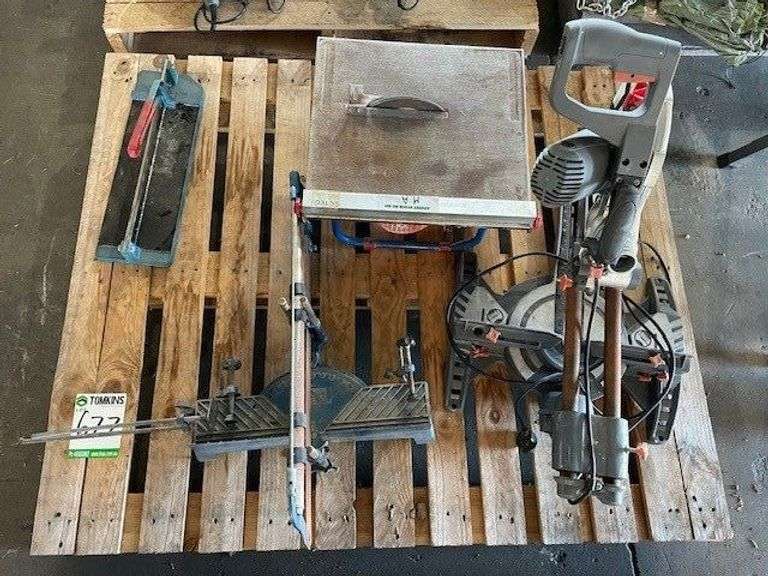 Pallet Slide Saw, Mitresaw, Tile Cutter and Tablesaw