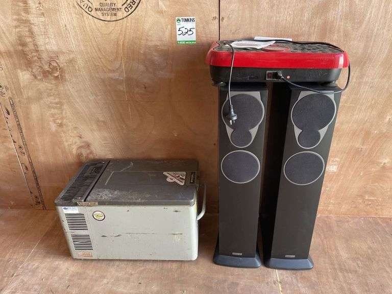Speakers, 12v Engel Fridge and Workout Balance Platform