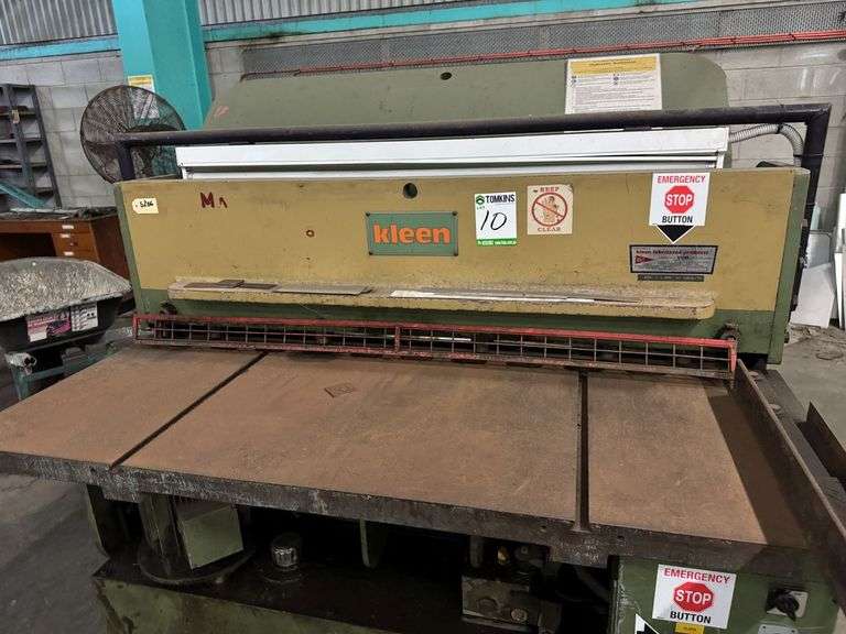 Kleen Hydraulic Guillotine 1250mm x 8mm