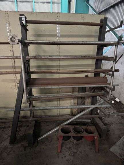 Steel Storage Rack and Contents 1340mm x 2060mm