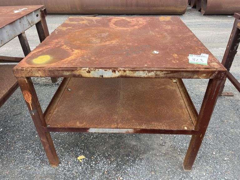 Steel Workshop Bench - 1050x1050x850mmH