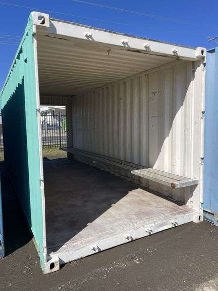 6m Open Ended Container Shelter