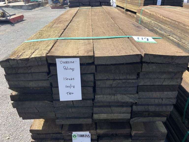 40x 1.8m 150x25mm Oversize Palings