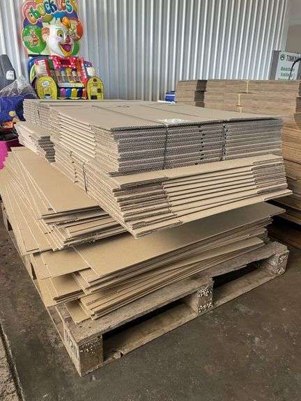 Pallet Flat Pack Storage Boxes and Cardboard Sleeves