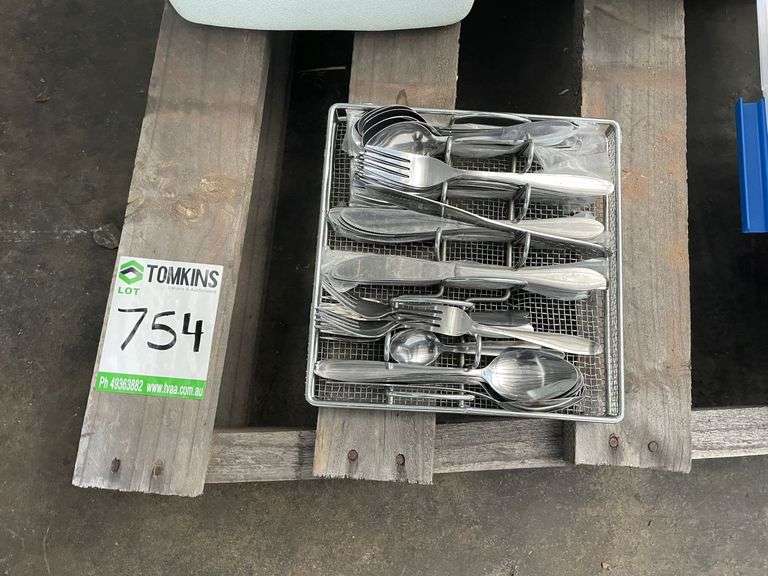 Pallet of Cutlery and Crockery