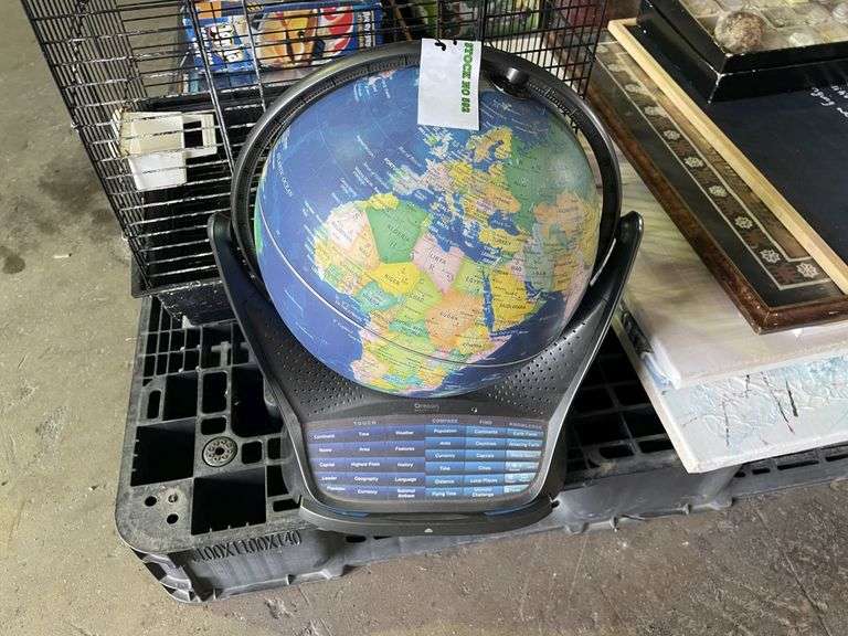 Pallet inc Prints/painting, Globe, Bird Cage, Tins & Games