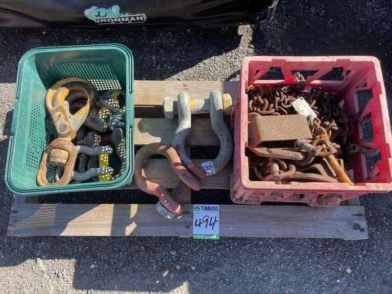 Heavy Duty D Shackles, Hooks & Chain