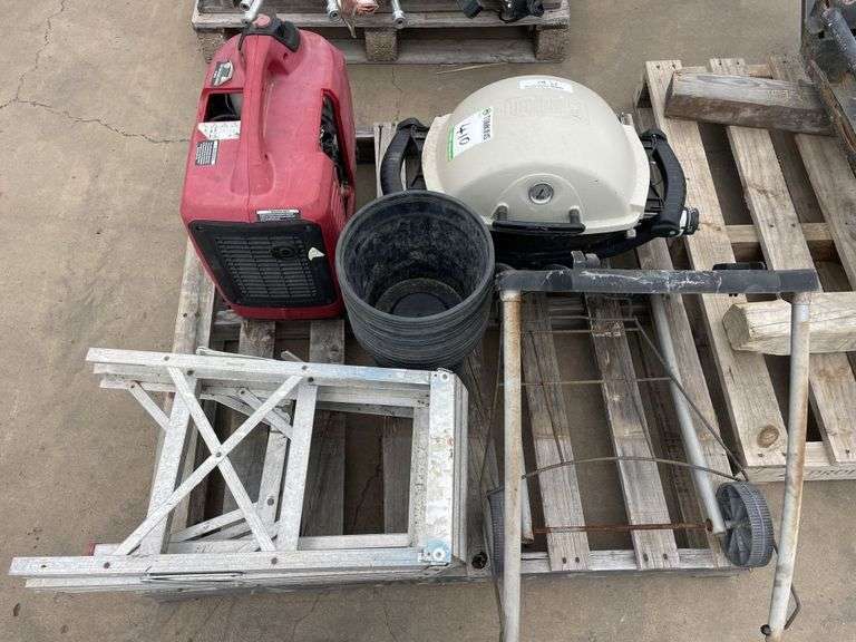 Weber BBQ, Step Ladders & Generator (parts)