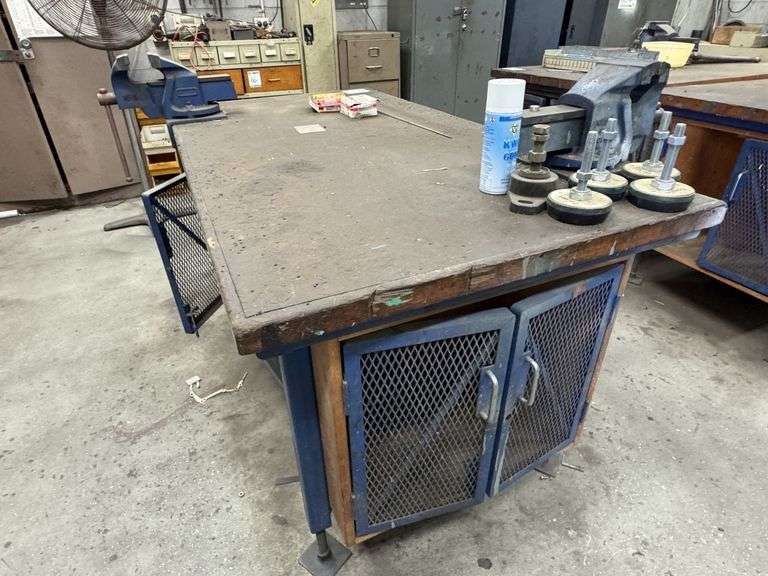 Timber Workshop Bench inc 2x Vices