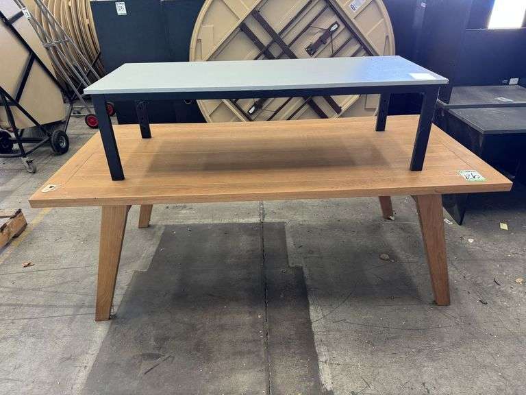 Timber Dining Table and Rectangle Coffee Table