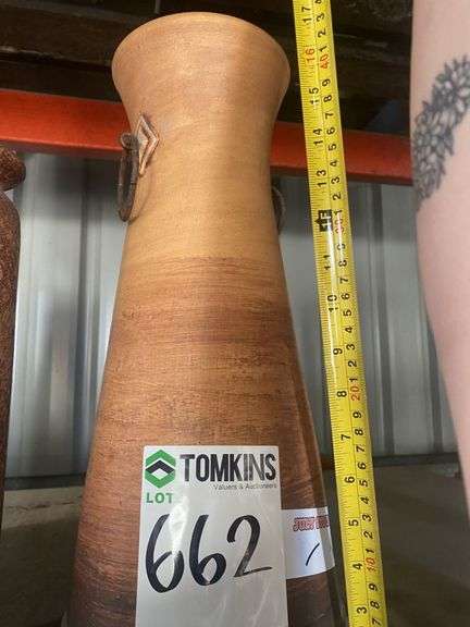 2x Large Clay Vases