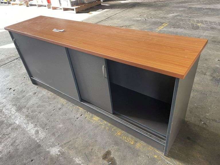 Laminate Office Low Laying Cabinet - 1.8mLx450mmW