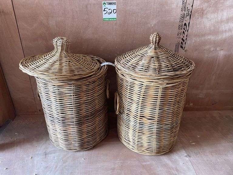 Cane Laundry Baskets