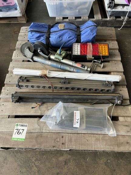 Light Bars, Blind, Jockey Wheels, Trailer Lights, Inverter and Shower Tent