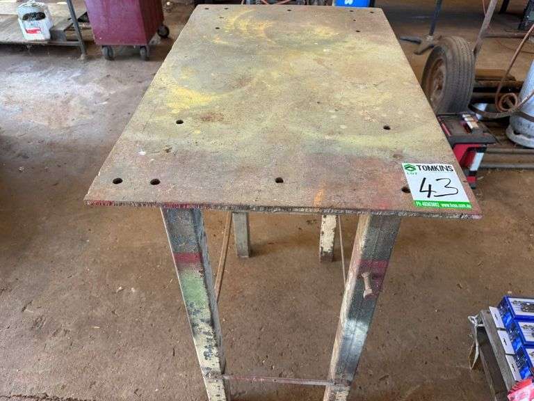 Steel Workshop Bench 990x600x1100mm H