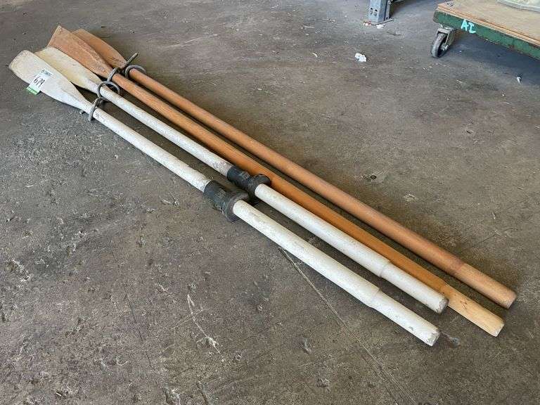 2x Pairs Timber Oars