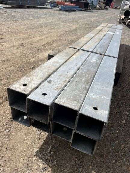 8x Galvanised Posts 100x100mm x 2.97m L