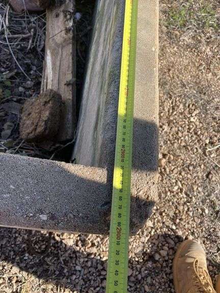 2x Concrete Troughs