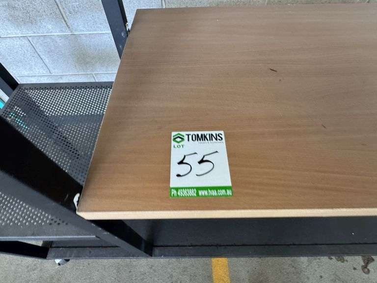Metal Frame Shelf Unit on Wheels  1600mm x 480mm